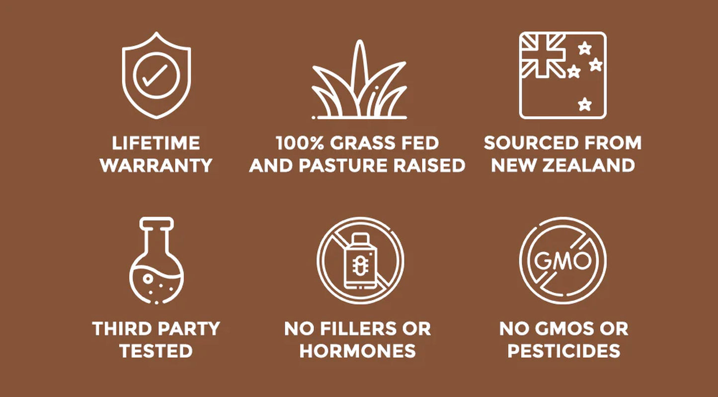 New Zealand Grass-Fed Beef Organ Complex — 5 Organs for Energy, Immunity & Hormone Support