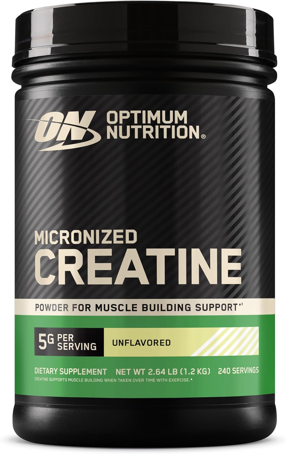 Optimum Nutrition Creatine Monohydrate Powder, Unflavored, 1.32 LB