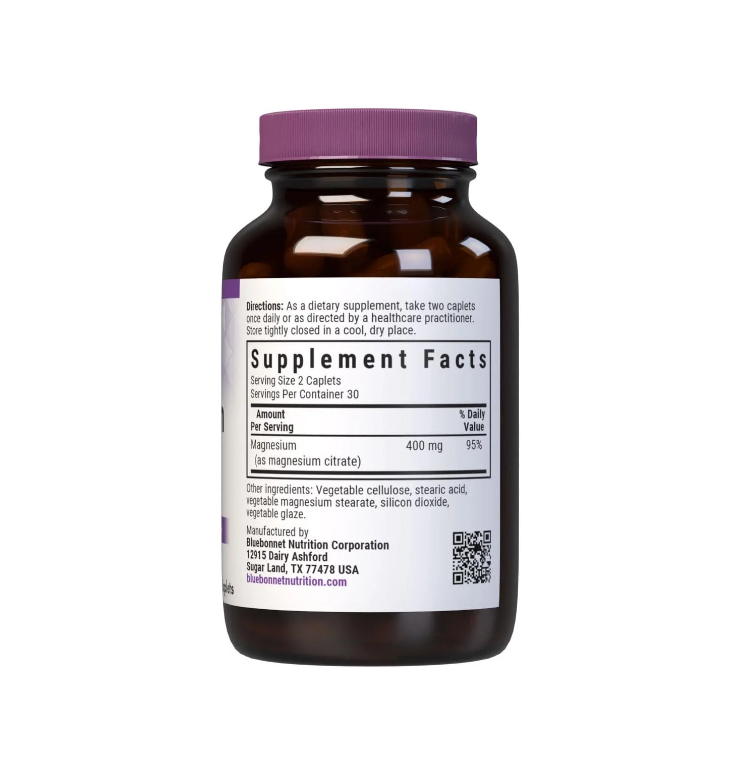 Magnesium Citrate (400Mg of Magnesium) Immune Health & Energy* - 60 Capsules