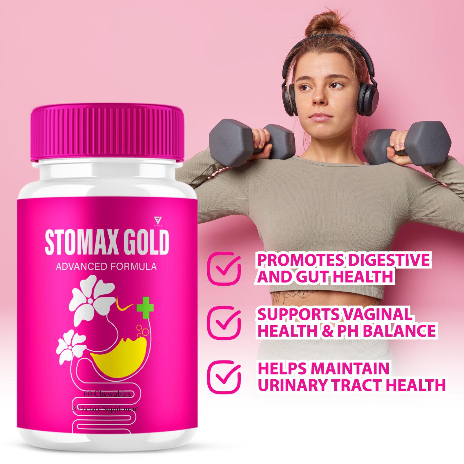 Stomax Gold Digestive Support Supplement Stomaxgold (60 Capsules)
