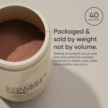® Collagen Peptides Protein Powder, 22.58Oz (Dark Chocolate) | Hydrolyzed Type 1 & 3 Collagen for Healthy Skin, Nails, & Joints - Grass-Fed, Non-Gmo, Gluten & Sugar-Free