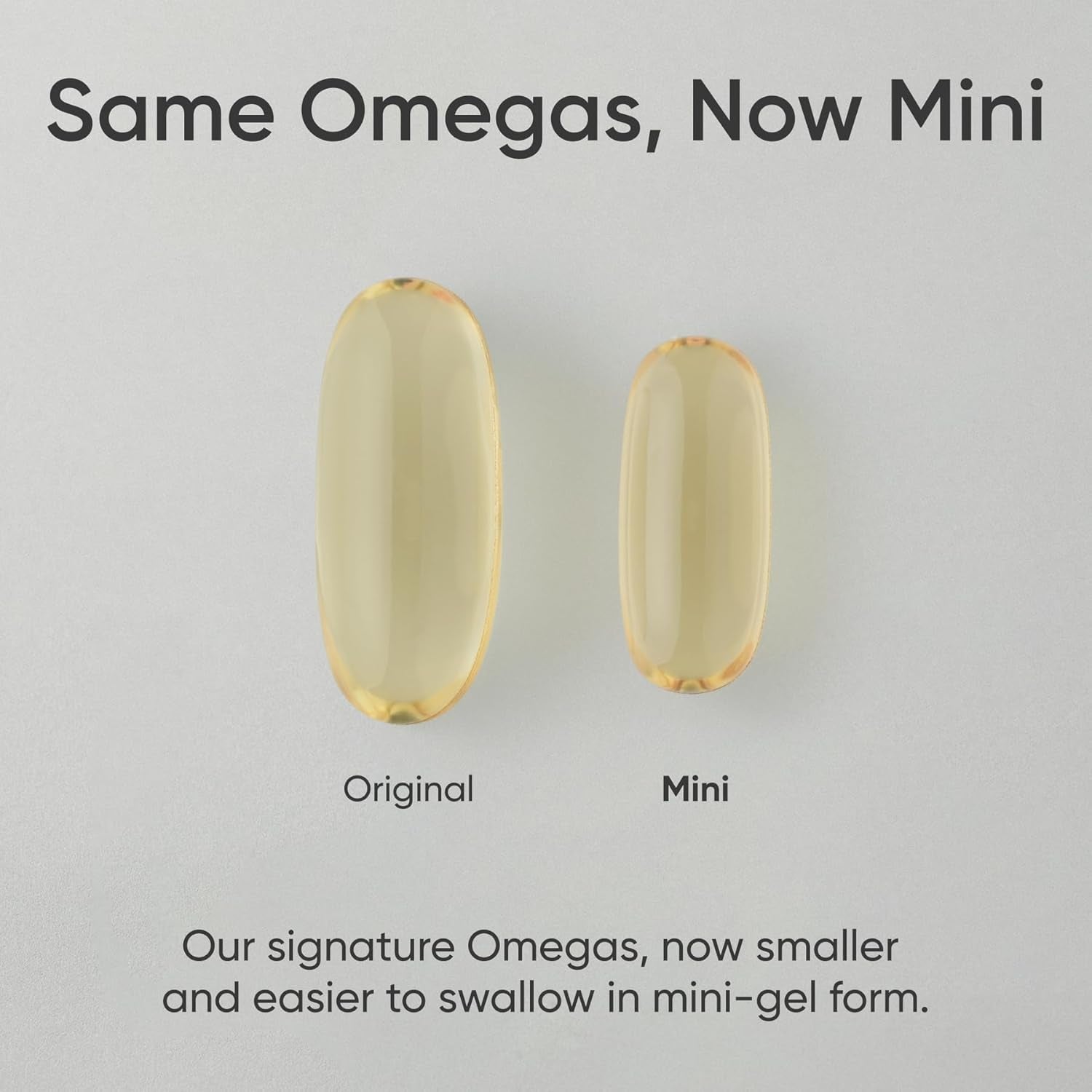 ® Omega-3 Fish Oil Minis from Wild Alaska Pollock, 120 Count | Easy to Swallow Mini-Softgel, Always Fresh Never Fishy, 690Mg EPA 260Mg DHA per Softgel, MSC Certified Sustainable, Non-Gmo