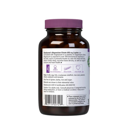 Magnesium Citrate (400Mg of Magnesium) Immune Health & Energy* - 60 Capsules