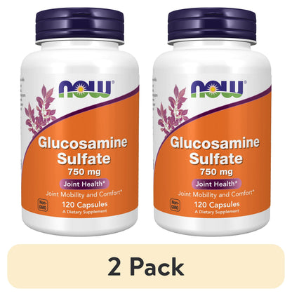 Supplements, Glucosamine Sulfate 750 Mg, 120 Veg Capsules