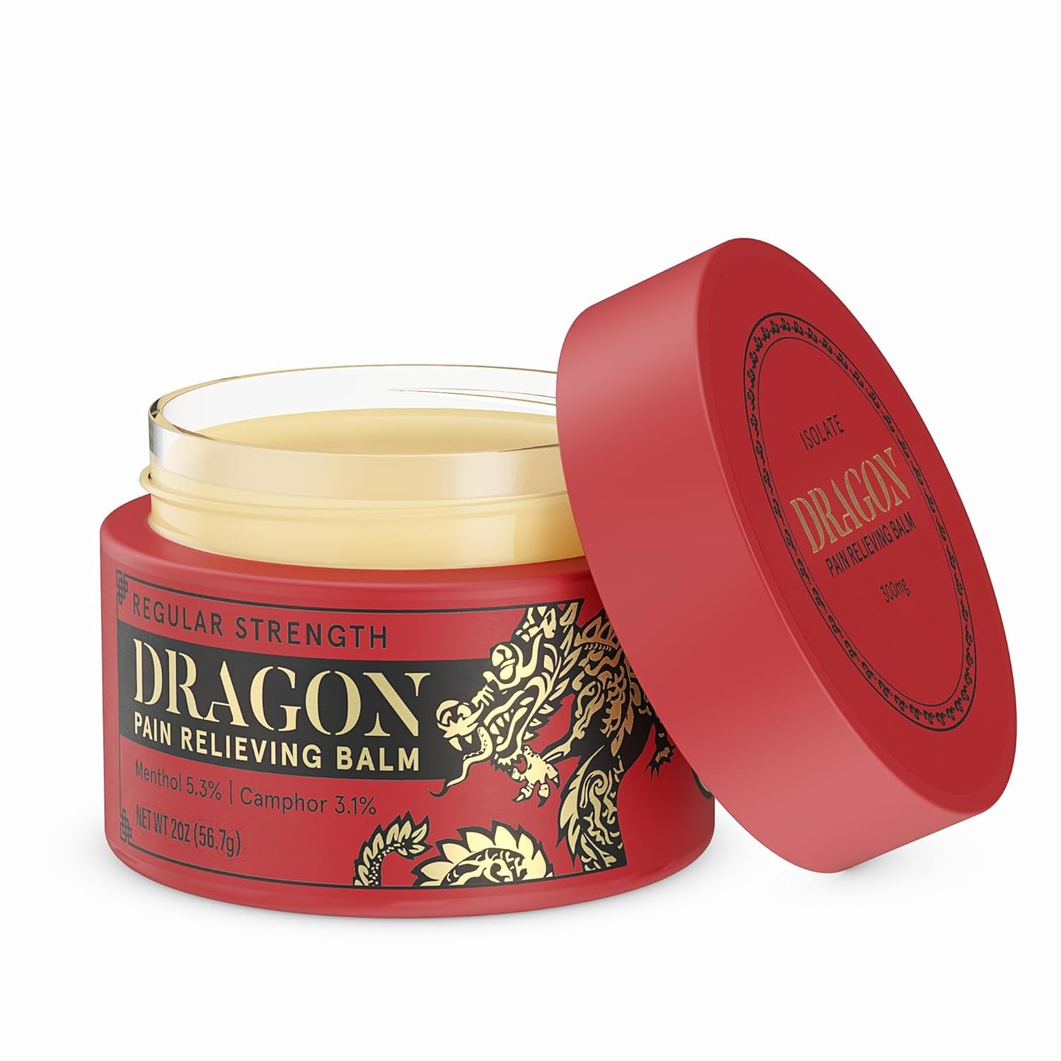 Dragon Balm 2.0 Oz Jar Regular Red