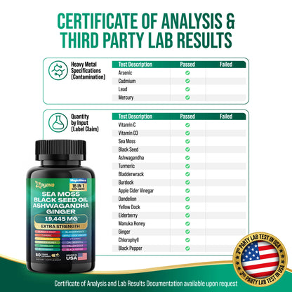 Dynamic Vitality Boost Duo: Sea Moss & Shilajit