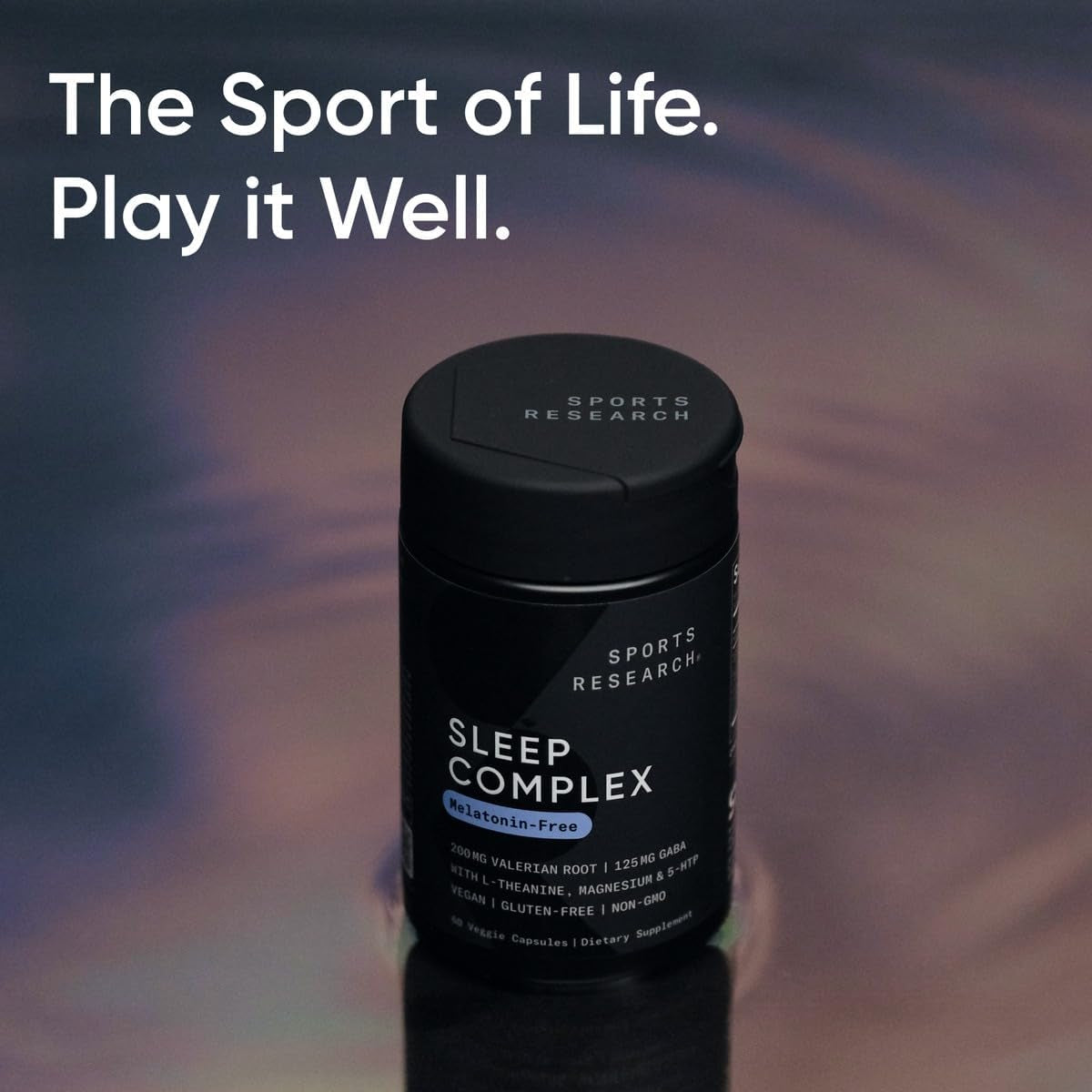 ® Sleep Complex- Melatonin-Free Vegan Capsules - with Valerian Root, GABA, L-Theanine, Magnesium & 5-HTP - 30 Servings