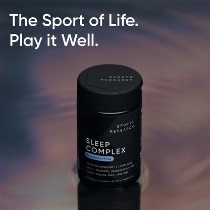 ® Sleep Complex- Melatonin-Free Vegan Capsules - with Valerian Root, GABA, L-Theanine, Magnesium & 5-HTP - 30 Servings