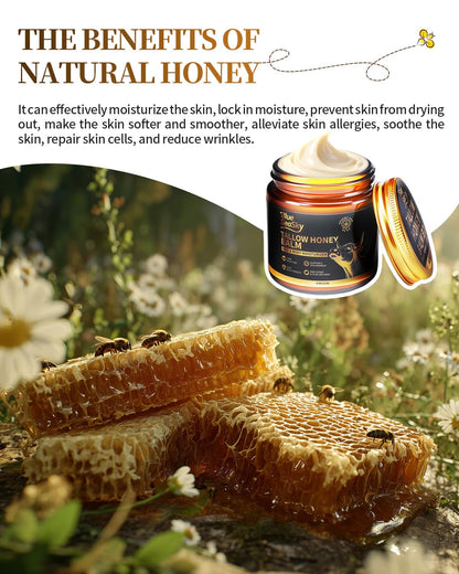 Beef Tallow for Skin 4/OZ Unscented Handmade Whipped Beef Tallow for Face Body & Moisturizer with Organic Grass-Fed Beef Tallow and Honey Balm Natural Formula for Dry Sensitive Skin (Unscented)