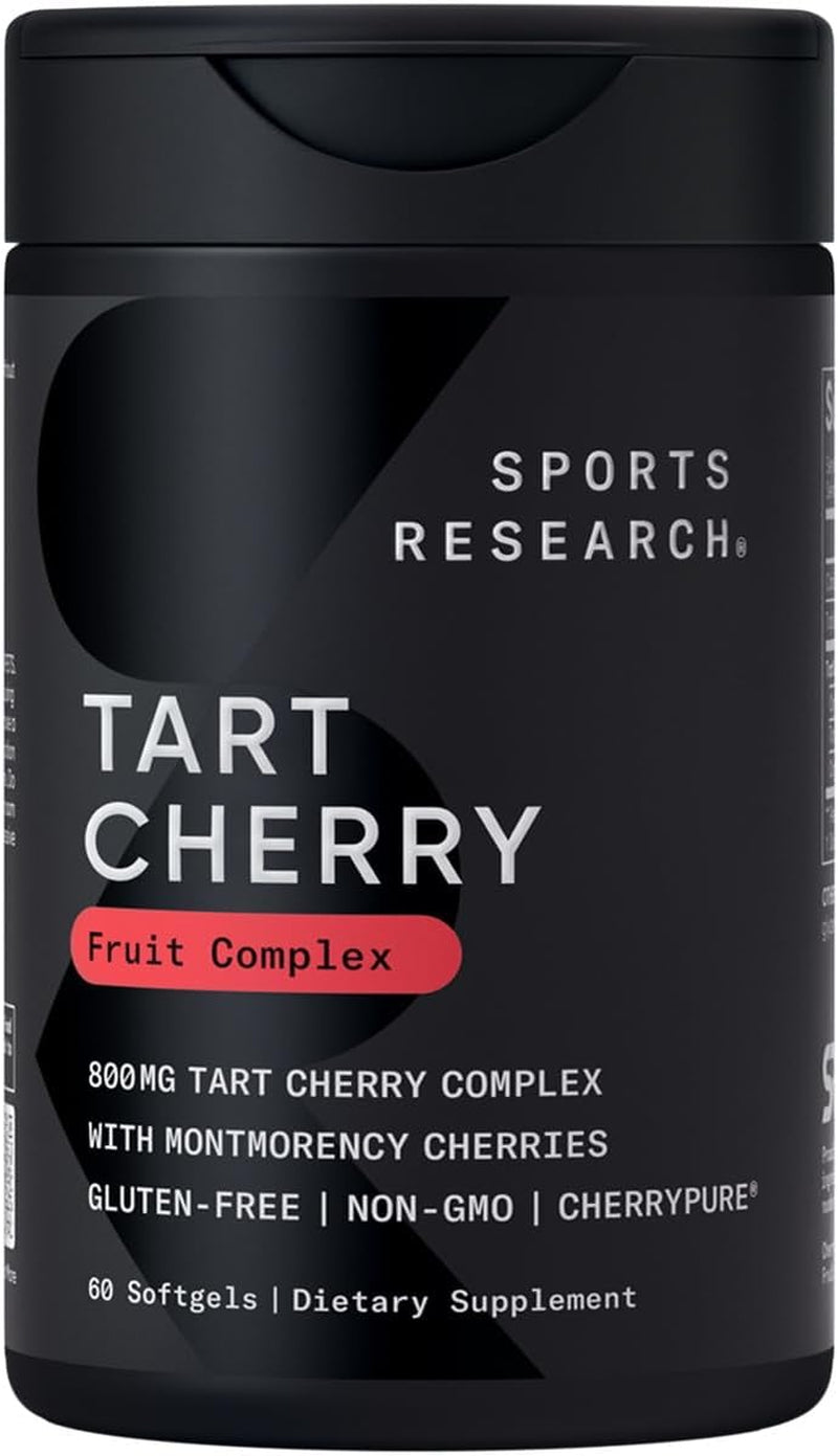 Tart Cherry Capsules - Made from Montmorency Tart Cherries - Non-Gmo & Gluten Free - 60 Liquid Softgels