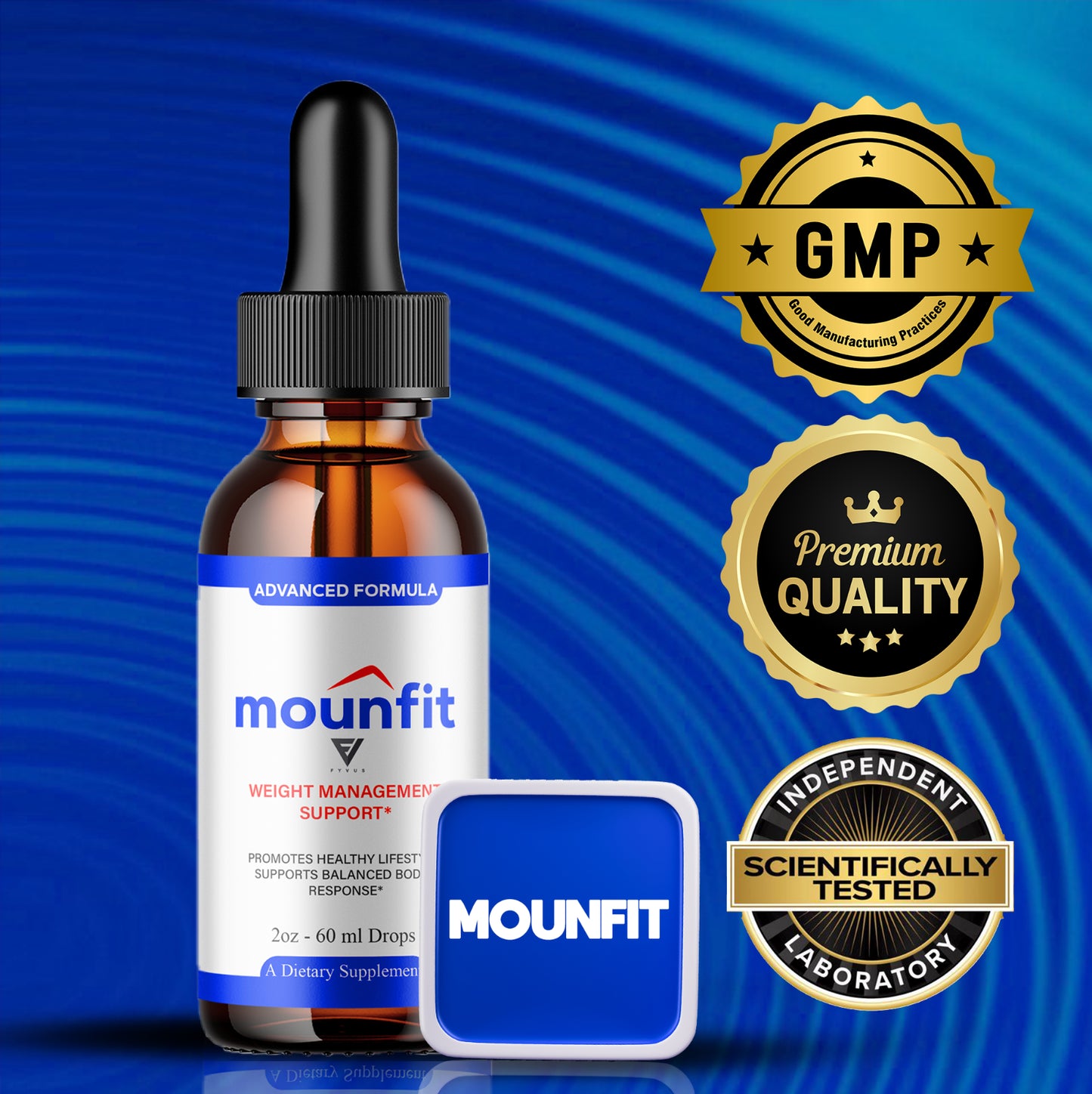Mounfit Drops Moun Fit Overall Health & Wellness Supplement (2Oz)