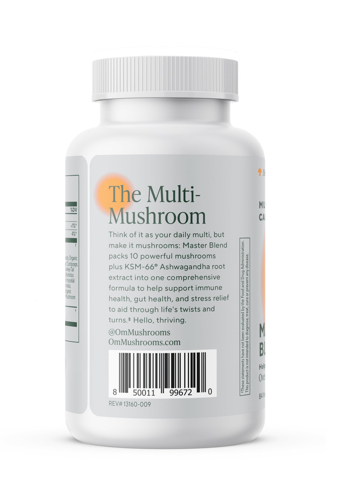 - Mushroom Superfood - Mushroom Master Blend 84Ct Capsules