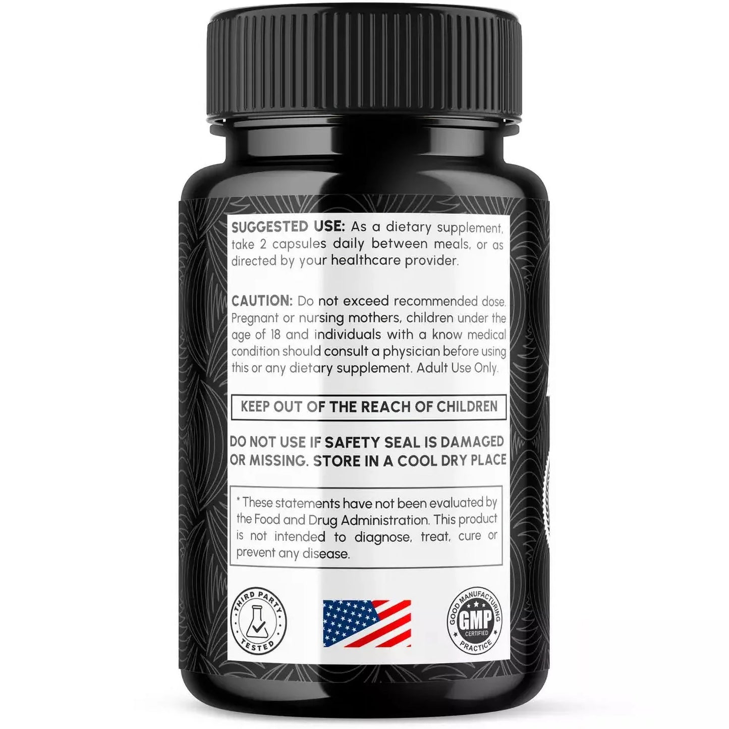 Maximum Edge Male Pills- Overall Wellness and Strength 60 Capsules