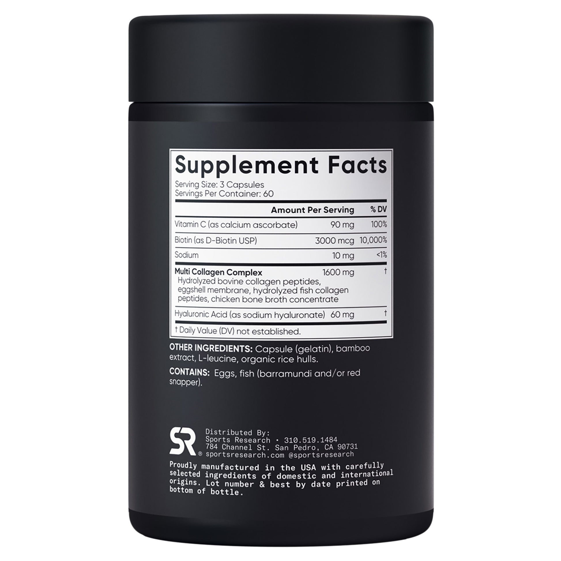 Sports Research Multi Collagen, 180 Capsules