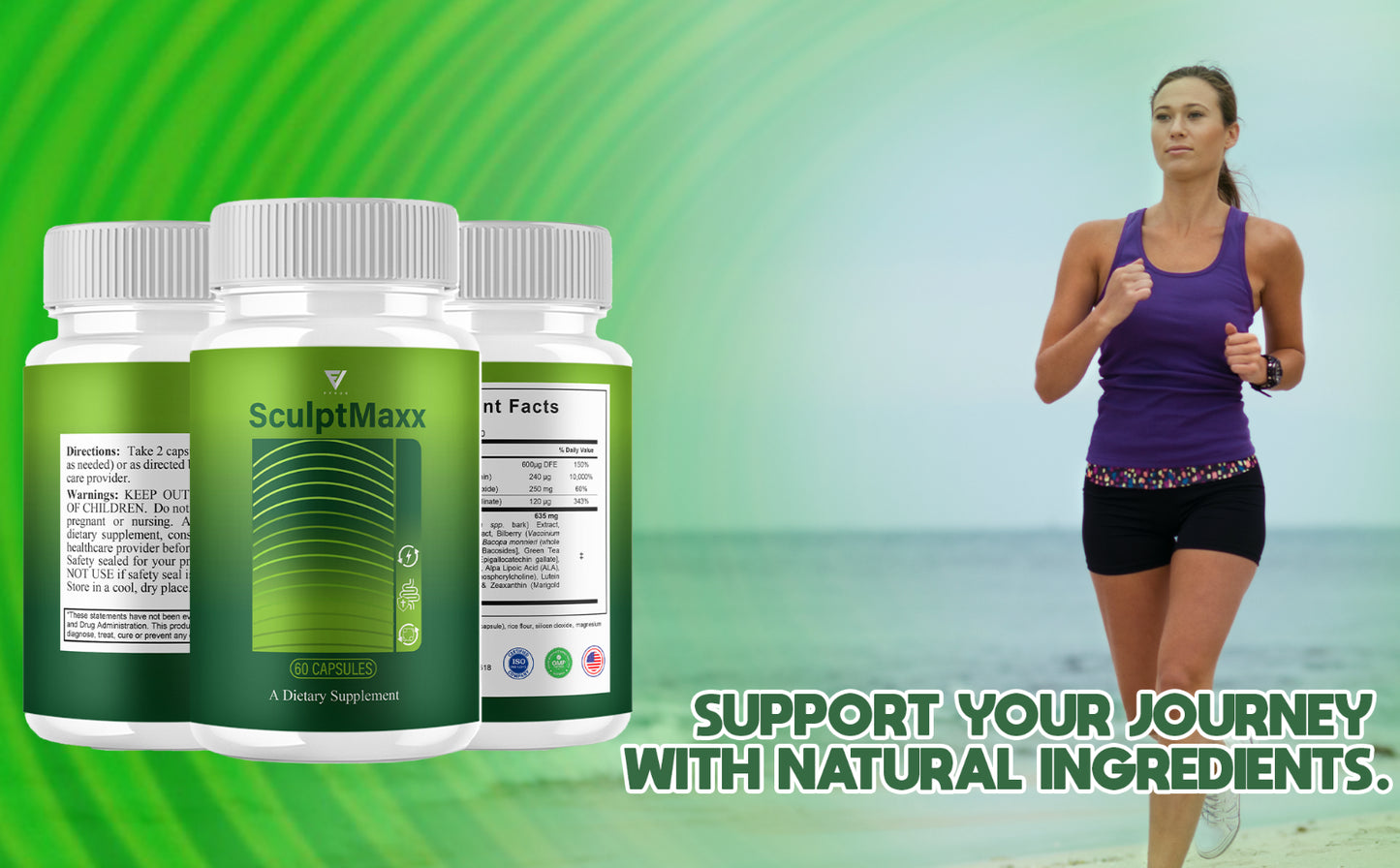 Sculptmaxx Overall Wellness Supplement Sculpt Maxx Pills (60 Capsules)