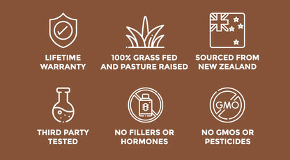 New Zealand Grass-Fed Beef Kidney Supplement — Natural DAO Enzyme for Histamine & Kidney Support