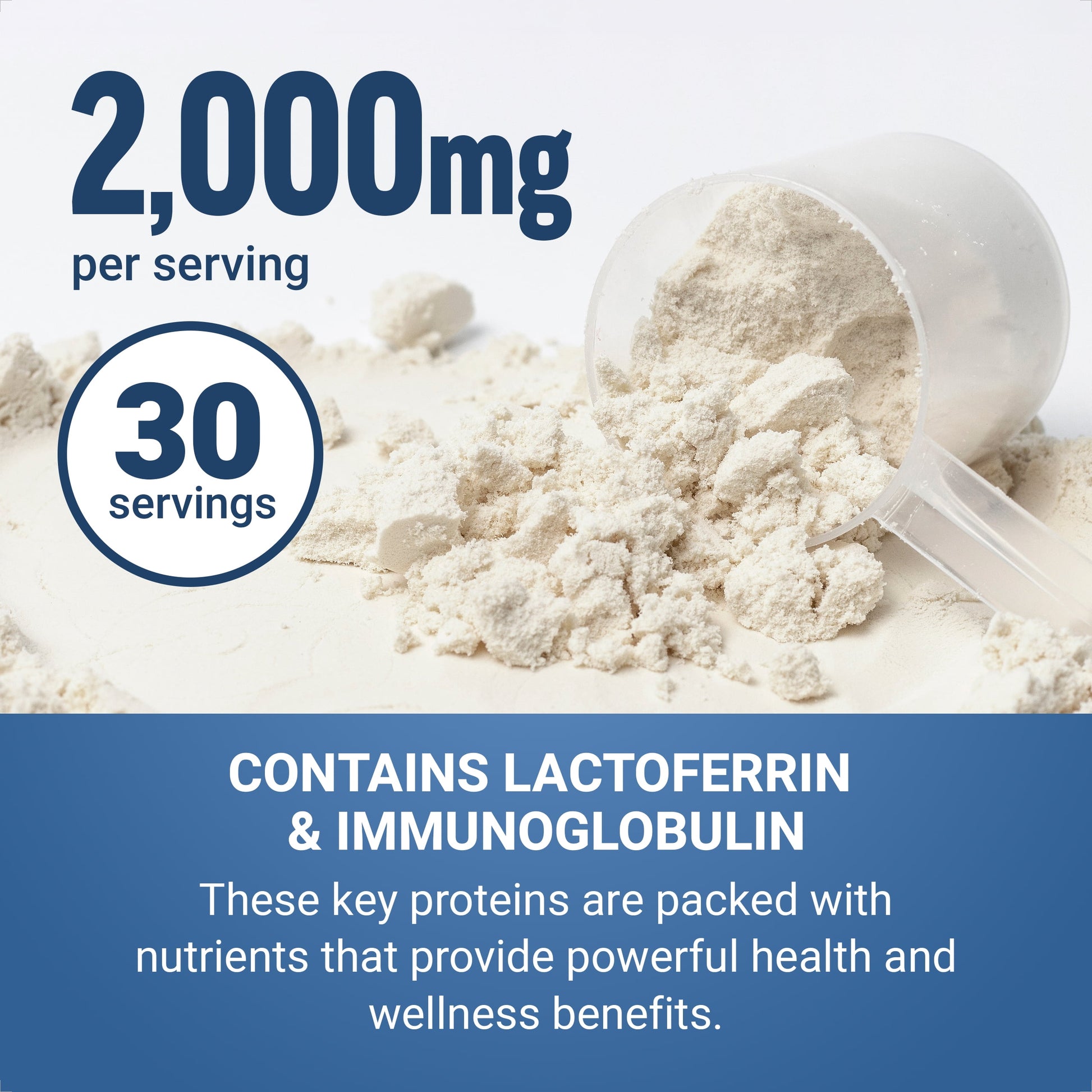 Awesome Colostrum, Bovine Colostrum Powder Supplement for Gut Health, Immune Support & Recovery, Grass Fed, Unflavored, 30 Servings