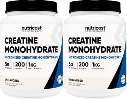 Nutricost Creatina Monohidratada en Polvo (Fruit Punch, 500 gramos)