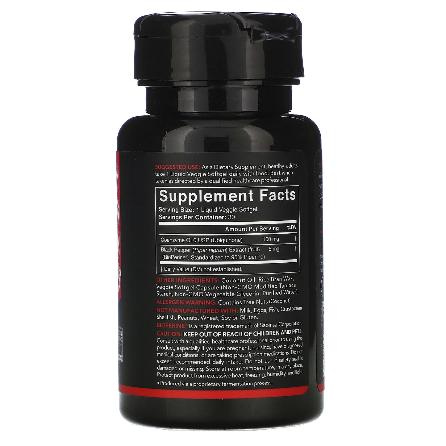 Sports Research Coq10 with Bioperine & Coconut Oil, Dietary Supplement, 100 Mg,
