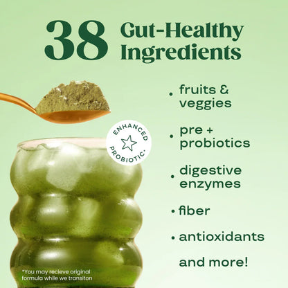 Greens & Superfoods Powder, Strawberry Kiwi, 25 Servings