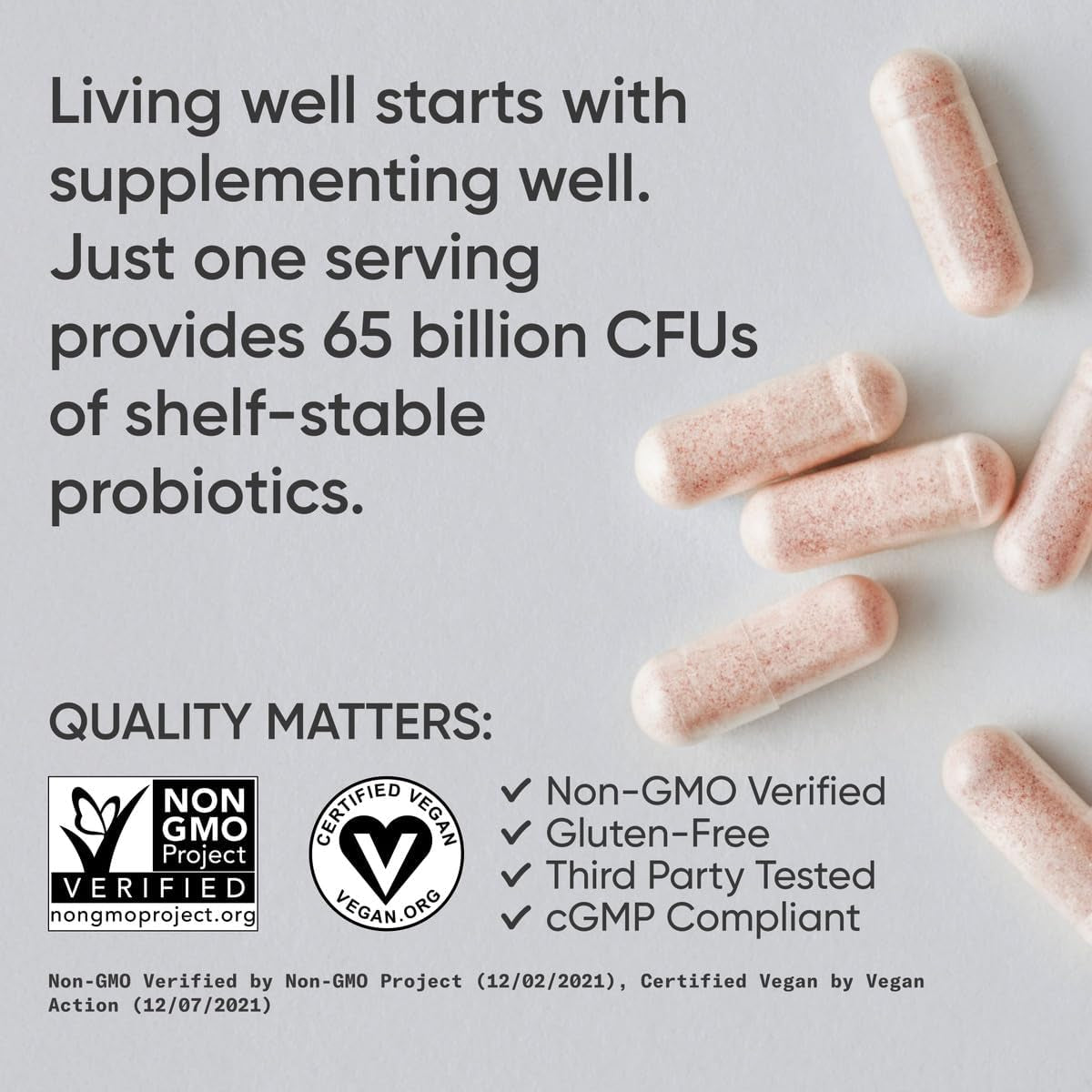 ® Women'S Probiotics 65 Billion CFU W/Prebiotics, 30 Count | Gut Health & Digestive Support, Probiotics for Women W/ Cranberry, Vegan Certified, Non-Gmo, Gluten-Free, 30 Servings
