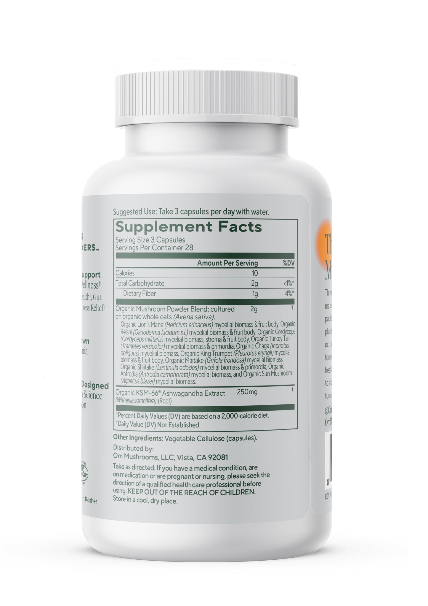 - Mushroom Superfood - Mushroom Master Blend 84Ct Capsules