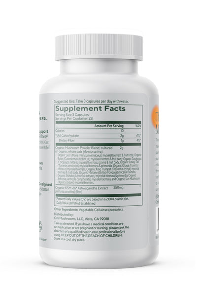 - Mushroom Superfood - Mushroom Master Blend 84Ct Capsules