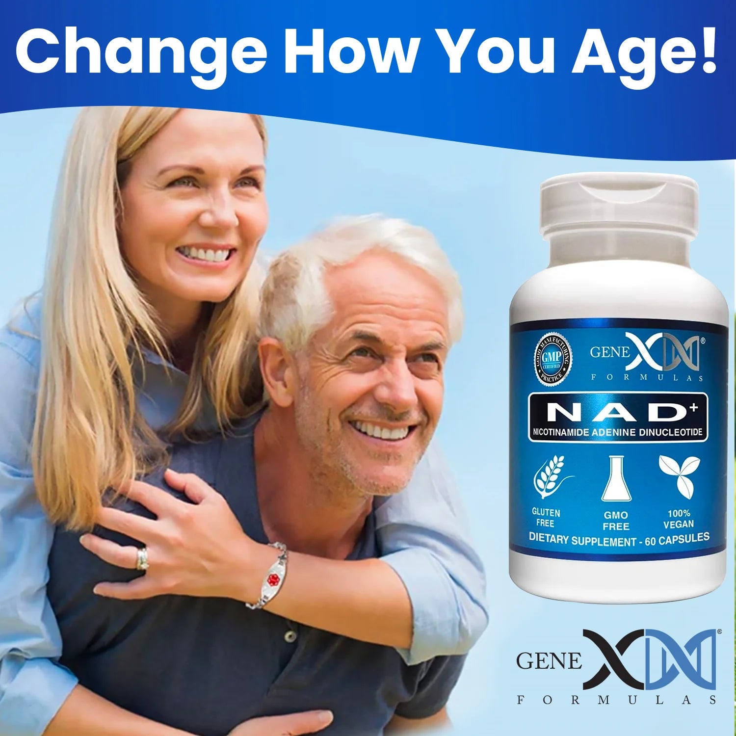 Genex NAD+ Nicotinamide Adenine Dinucleotide 250Mg (60 Capsules)