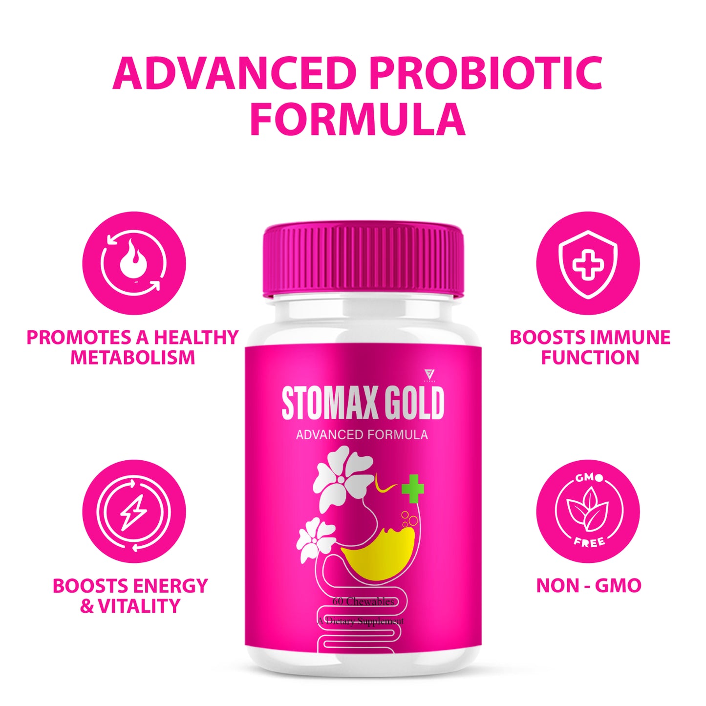 Stomax Gold Digestive Support Supplement Stomaxgold (60 Capsules)