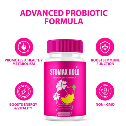 Stomax Gold Digestive Support Supplement Stomaxgold (60 Capsules)