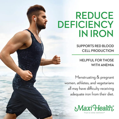 Liquid Iron Supplement – 15 Mg per Ml – Berry Flavor – High Potency – 2 Fl Oz – Vegetarian