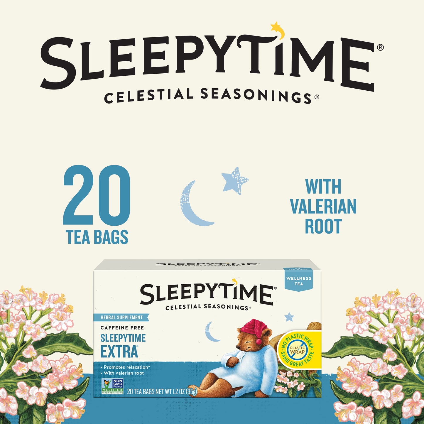 Sleepytime Extra Wellness Herbal Tea Bags (20 Count)