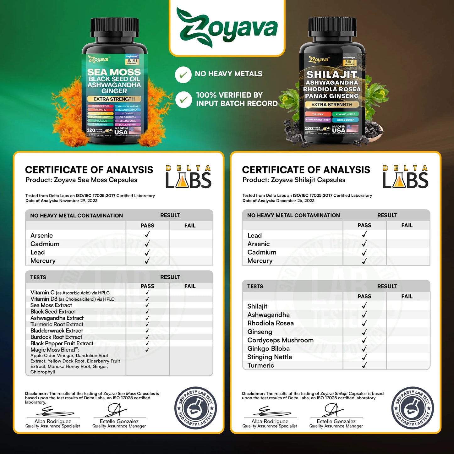 Dynamic Vitality Boost Duo: Sea Moss & Shilajit