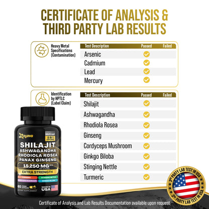 Dynamic Vitality Boost Duo: Sea Moss & Shilajit