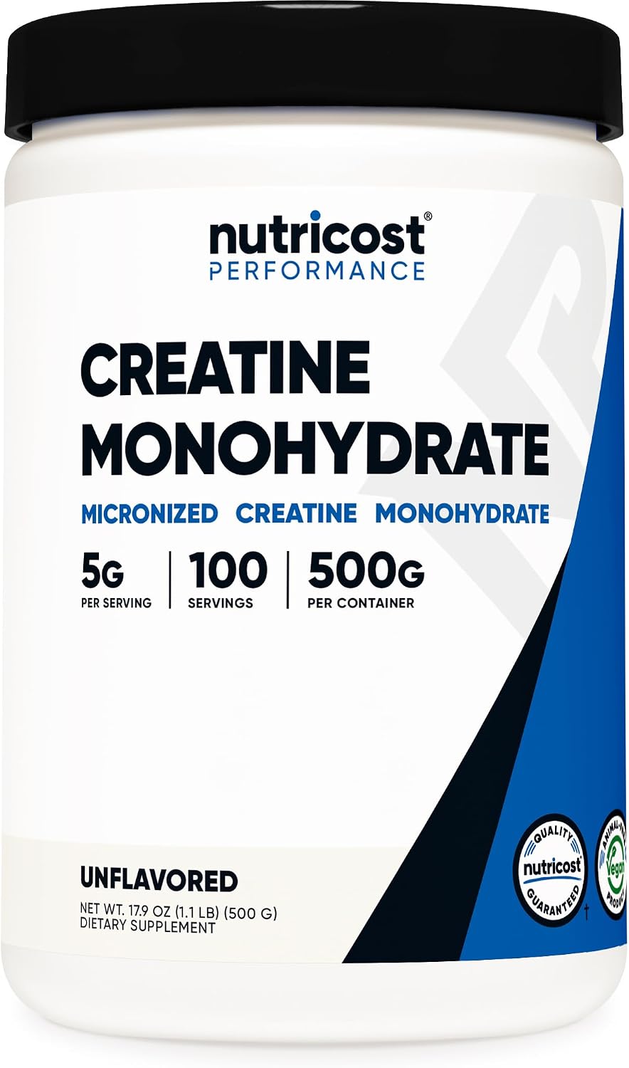 Nutricost Creatina Monohidratada en Polvo (Fruit Punch, 500 gramos)