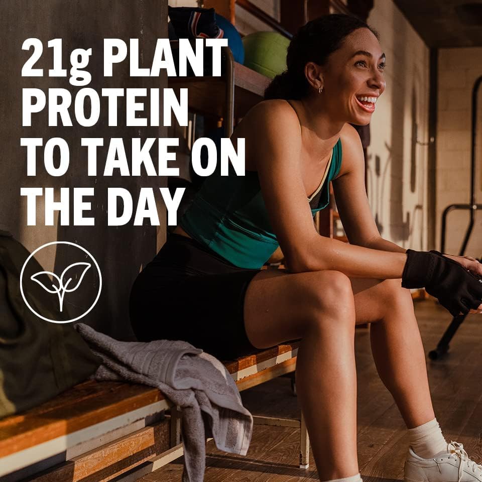 Orgain Organic Vegan 21g Protein Powder, Vanilla Bean, 2.03 lb