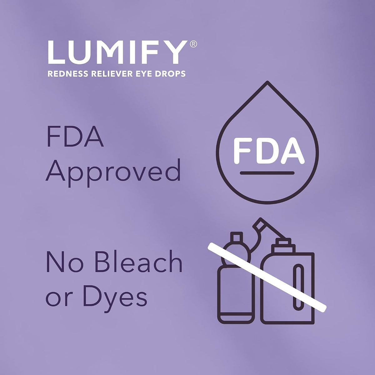 Lumify Redness Relief Eye Drops, Whiter & Brighter Looking Eyes, 0.25 oz