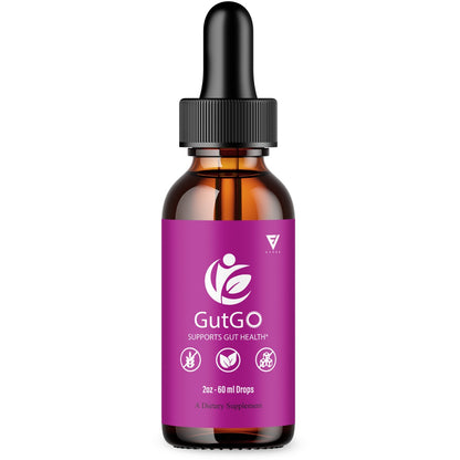 Gutgo Drops Wellness Support Supplement Gut Go Maximum Strength (2Oz)