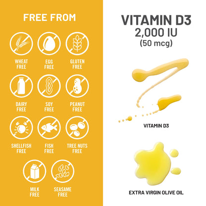 Suplemento NatureWise Vitamina D3 10000IU, Apoyo Inmune, 90 Mini Cápsulas Blandas