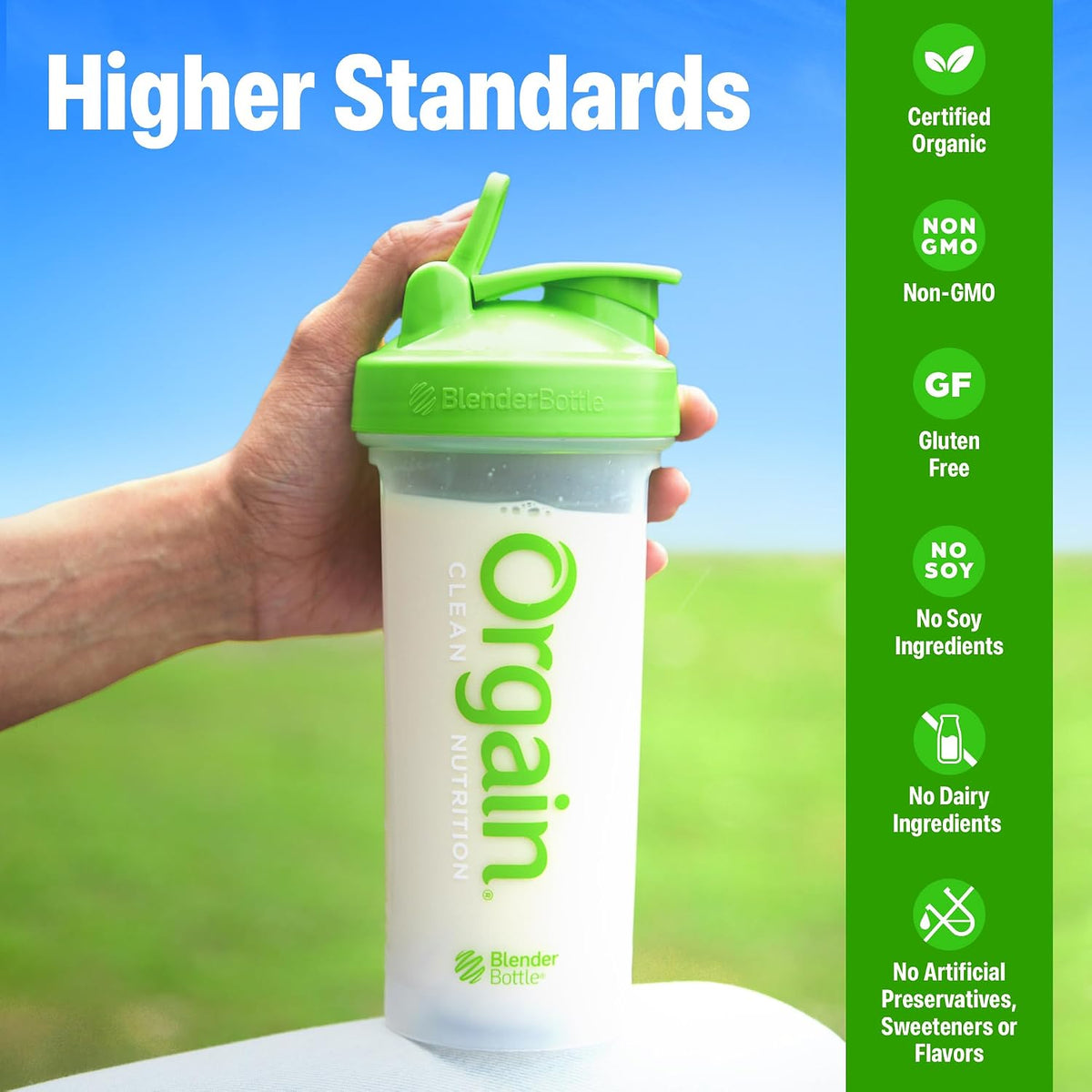 Orgain Organic Vegan 21g Protein Powder, Vanilla Bean, 2.03 lb