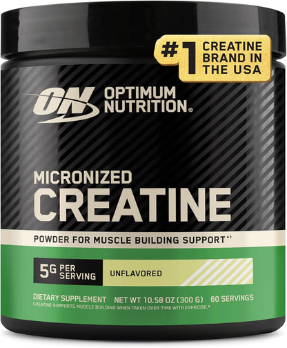 Optimum Nutrition Creatine Monohydrate Powder, Unflavored, 1.32 LB