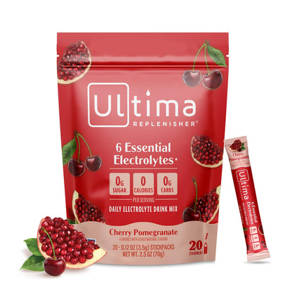 Ultima Replenisher Uva Electrolitos Paquetes, 20 Sobres