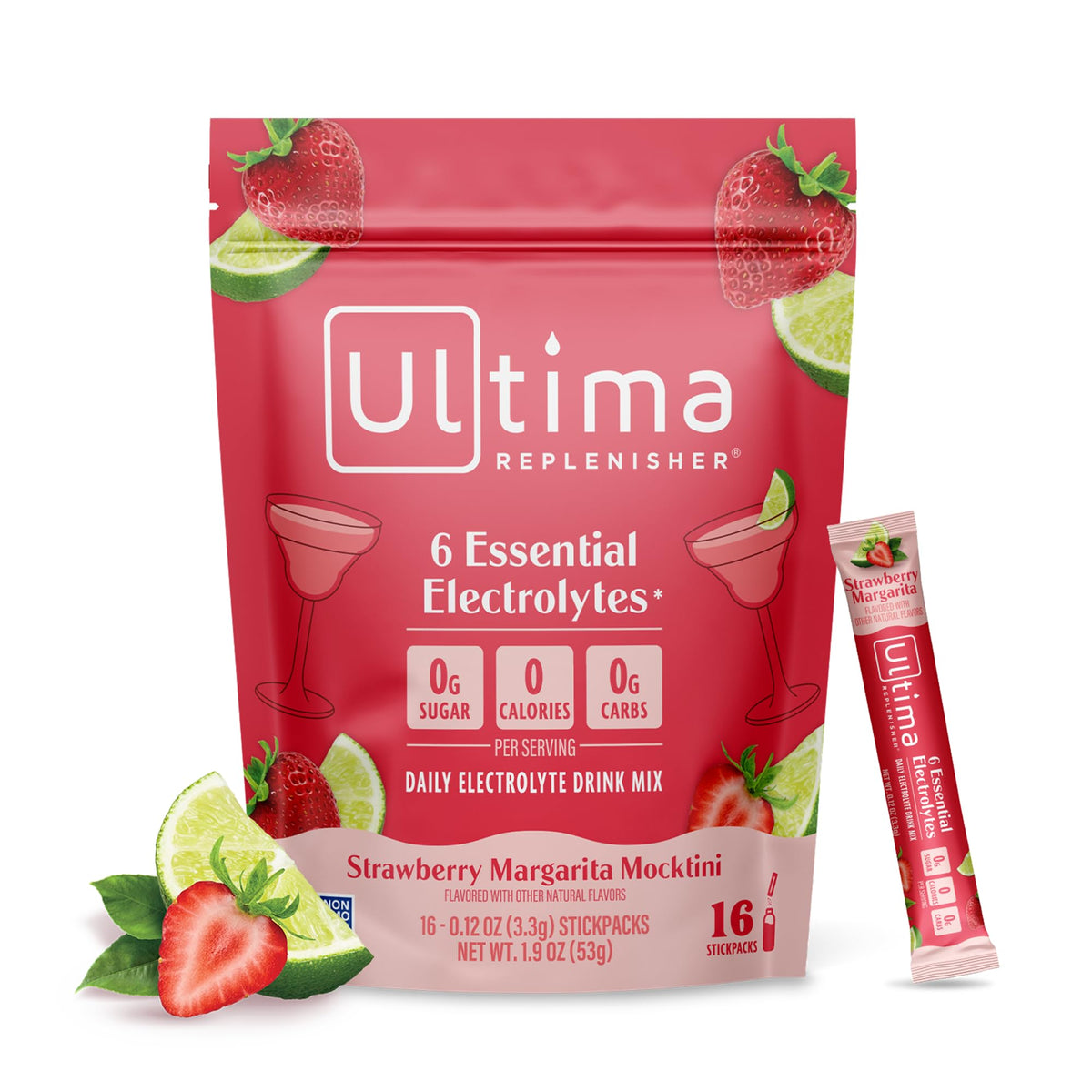Ultima Replenisher Uva Electrolitos Paquetes, 20 Sobres