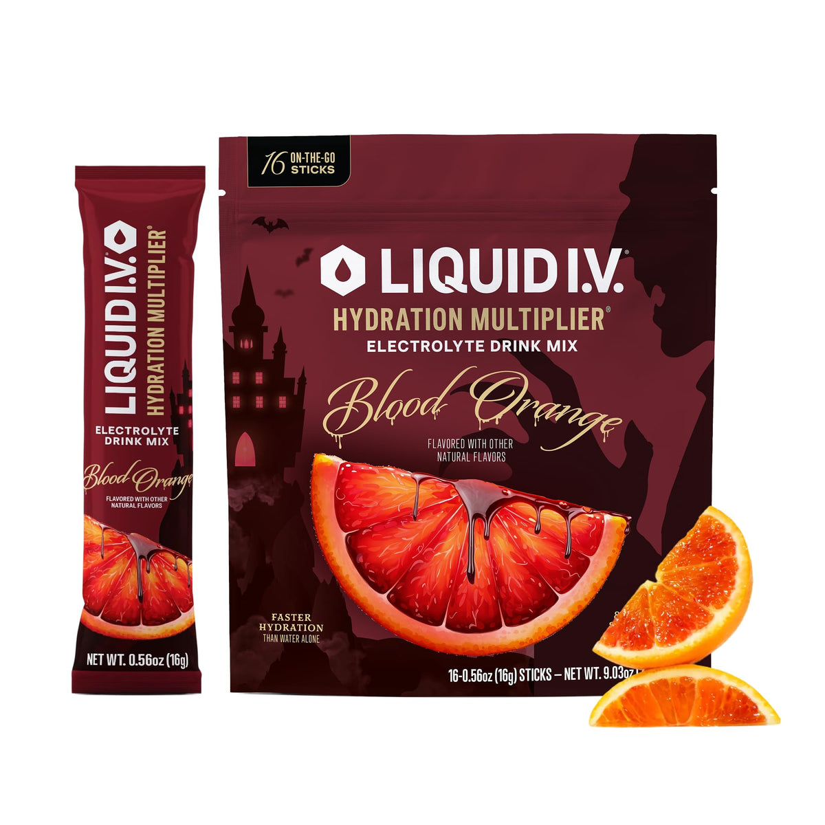 Liquid I.V. Electrolitos para la hidratación, Limón-Lima, 16 unidades