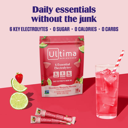 Ultima Replenisher Uva Electrolitos Paquetes, 20 Sobres