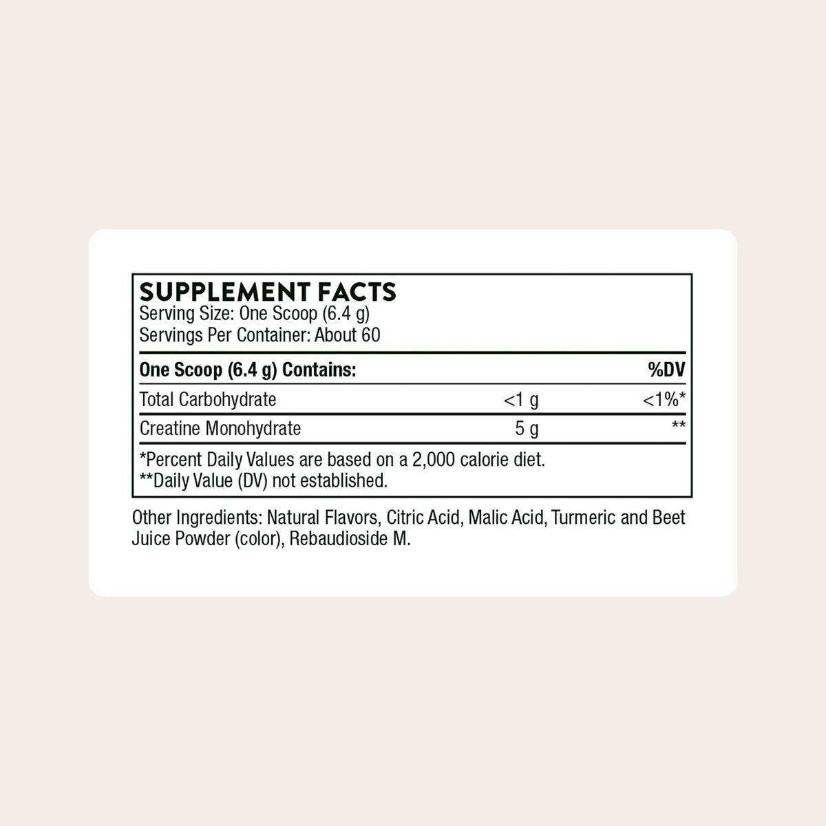 THORNE Creatine, Micronized Creatine Monohydrate Powder, 60 Servings