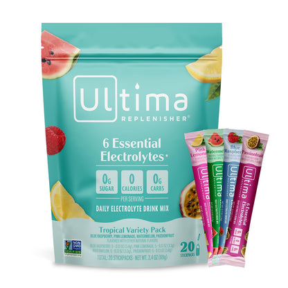 Ultima Replenisher Uva Electrolitos Paquetes, 20 Sobres