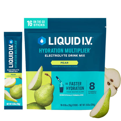 Liquid I.V. Electrolitos para la hidratación, Limón-Lima, 16 unidades