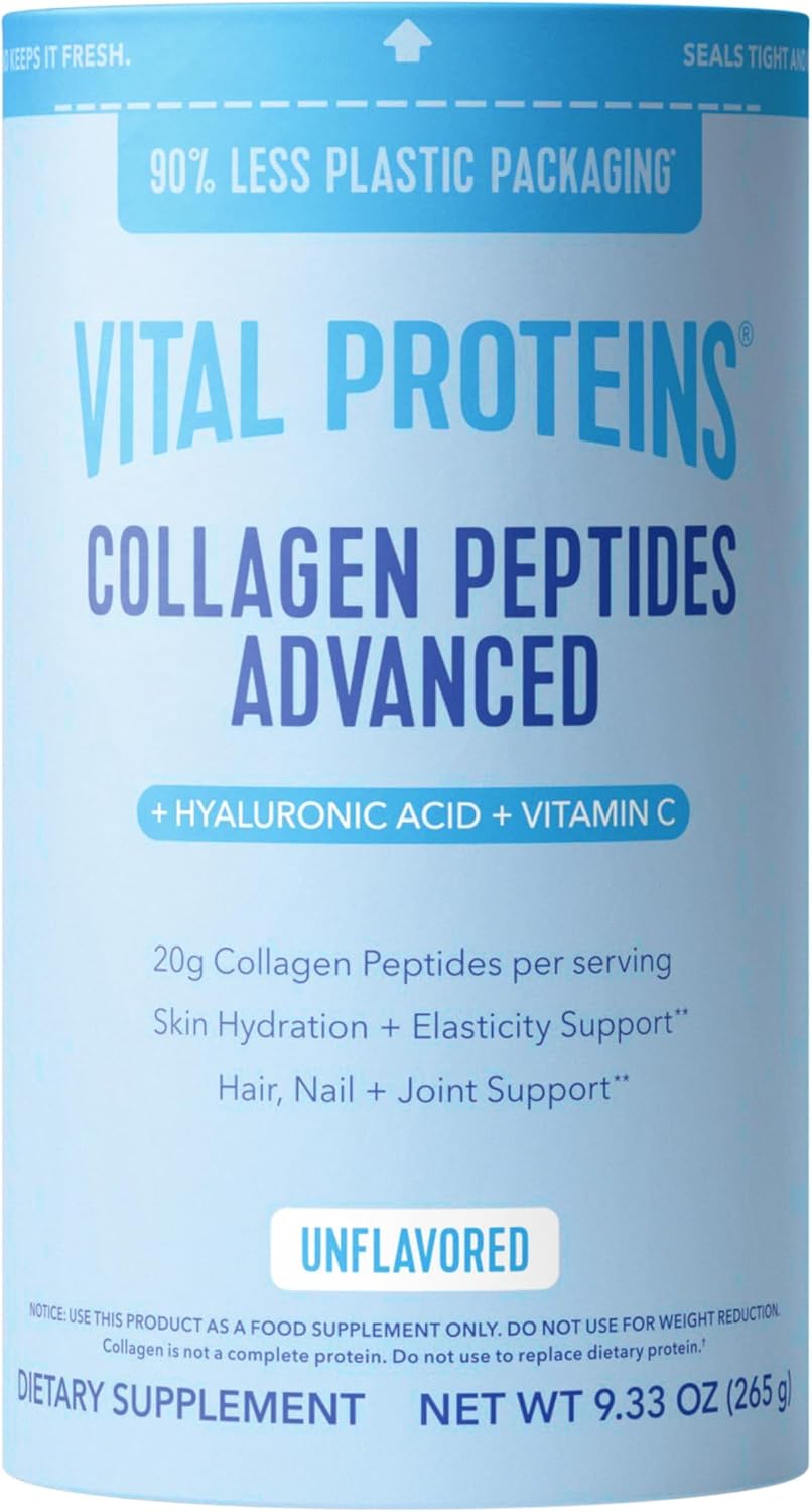 Vital Proteins Collagen Péptidos Avanzado, Fresa Limón, 10.5oz