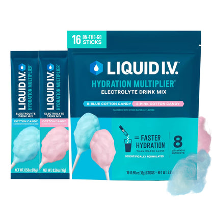 Liquid I.V. Electrolitos para la hidratación, Limón-Lima, 16 unidades
